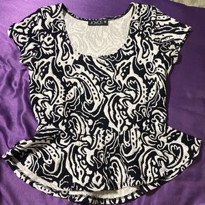 Black and white size medium. “Joyce” brand.